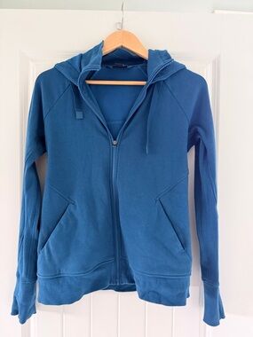 Athleta Deep Teal Triumph Hoodie